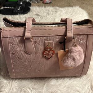 Juicy Couture Blush Satchel with Heart Charm